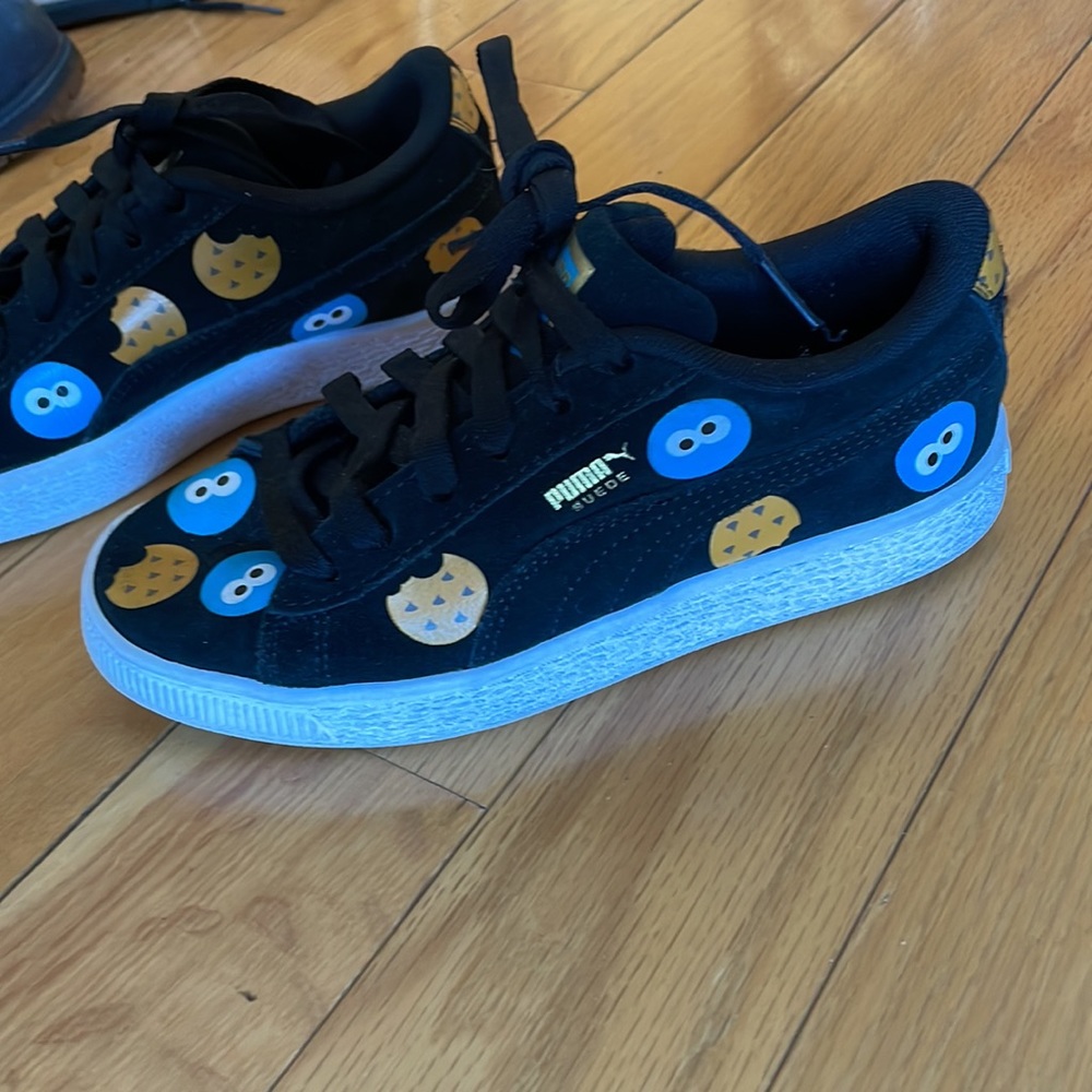 Puma gently used Cookie Monster shoes